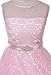 AkiDress Floral Pattern Lace Flower Girl Dress for Little Girl