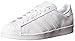 adidas Originals mens Super Star Sneaker, White/Core White/White, 8.5 US