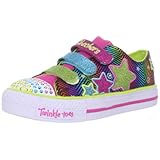 [スケッチャーズ] SKECHERS Shuffles-Triple Up Lighted Triple Strap Closure W/ Qtr Glitter Stars