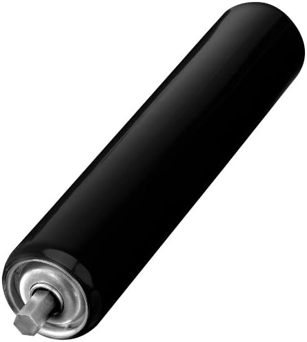 VinylGuard 31-CV-1375B PVC Heat Shrink Conveyor Roller Cover, 1-3/8" Diameter x 5' Length, Black