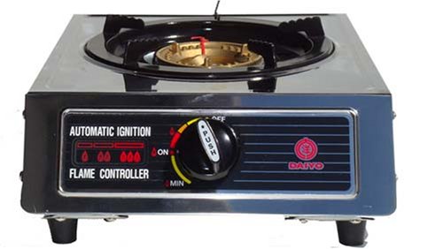 Single Stainless Steel Propane Gas Stove - 15 - 000 BTU