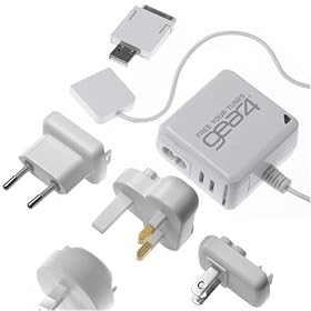 GEAR4 FirePower World Tour  V2 - Travel Charger for iPod, iPod nano and iPod Shuffle
