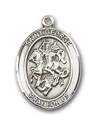 Sterling Silver St. George Medal