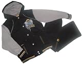Akademiks Black & Gray Fleece Big Boys 2Pc Sweat Suit (L)