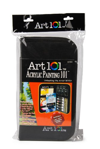 art 101 acrylic painting 101 in zipper bag  more detail click!