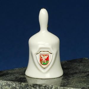 #!Cheap Ceramic Mini Hand Bell - BIALA PODLASKA Shield
