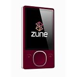 Zune 80 GB Digital Media Player Red (2nd Generation)