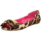 Kensie Girl Women's Tamara Flat Peep Toe With Bow