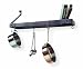 Enclume Premier Deep Bookshelf Wall Pot Rack, Hammered Steel