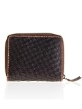 Guess - GUESS Woven Leather Zip Billfold, DARK BLUE