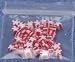 Dollhouse Miniature Peppermint Candies in Red