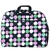 Retro Pink Green Big Polka Dots Print Garment Bag Travel Dance Luggage