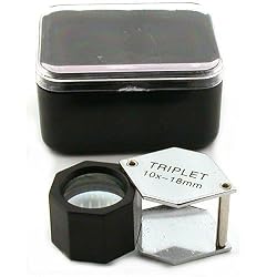 Hexagonal Body 10X Power, 18MM Lens, Chrome
