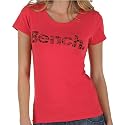Bench Womens Dingbat T-Shirt Teaberry/Black