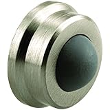 Prime-Line Products J 4844 Door Wall Stop, 1-in, Rubber Bumper, Satin Nickel, (Pack of 1)