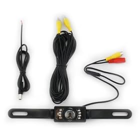 Universal License Plate Vehicle Back up CMOS Camera+ NTSC + IR Night Vision + Waterproof by