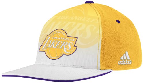NBA Men's Los Angeles Lakers Authentic Draft Cap - Ty30Z, Large/X-Large, Gold/white/purple