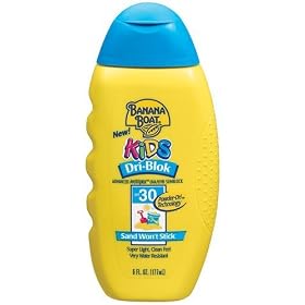 Banana Boat Kids Sunblock Lotion, Dri-Blok, SPF 30 6 fl oz (177 ml)