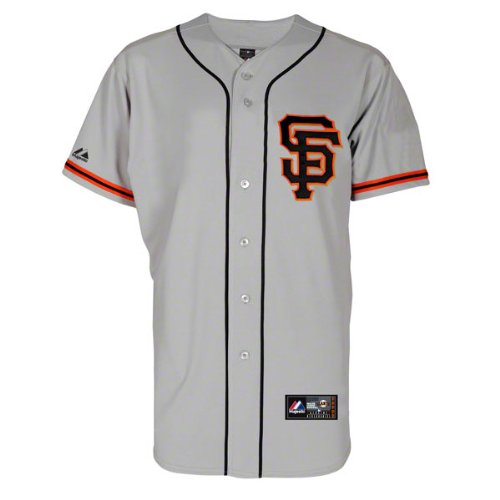 San Francisco Giants Majestic Road Alternate Grey Replica Jersey