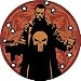 Search : Punisher Bullet Holes Button B-1769