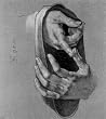 Albrecht Durer (12 year hands of Christ) Art Poster Print - 13x19