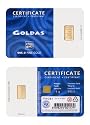 Goldas ChipGold Premium Pure Gold Gift Card 1 gr (0.032 oz)