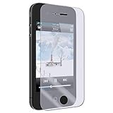 Amzer Super-Clear Screen Protector with Cleaning Cloth for iPhone 4