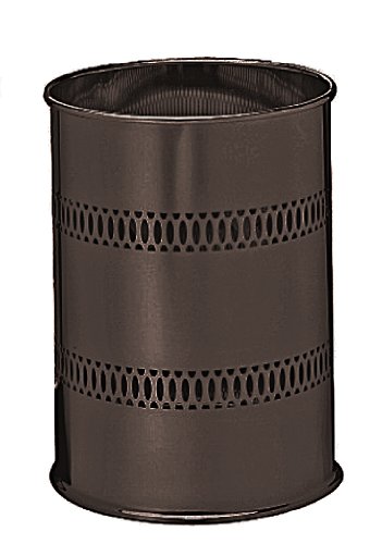 Taymor Oil Rubbed Bronze Round Metal Wastebasket