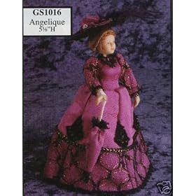 Porcelain Lady Doll Angelique Dollhouse Miniature