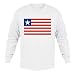 LIBERIA / LIBERIAN FLAG Adult Long Sleeve T-Shirt Various Colors