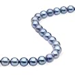 Necklace With Genuine 6mm Freshwater Pearls Made in Yellow Gold. Total item weight 21.1g Length 17in