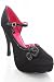 Gothic Mary Jane Punk Platform Round Toe Heels 8.5m