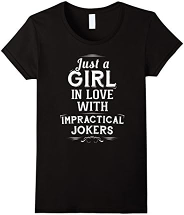 Women's Just A Girl In Love T-Shirt XL Black