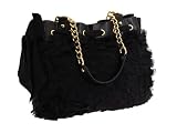 Juicy Couture Luxe Daydreamer Chiffon Black Purse