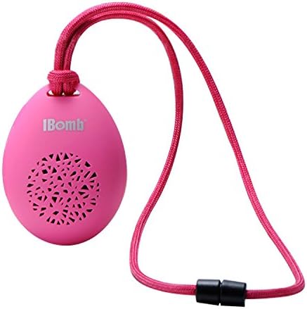 Colorful Cobble All-in-One Ultra Portable Wireless Stereo Audio Bluetooth Speaker System/Remote Selfie Shutter Stick with Built in Microphone for Apple Iphone Sumsang Galaxy IOS Android Devices(Red)