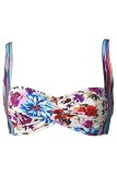 Moontide M7883PF Passion Flower Twist Bikini Top
