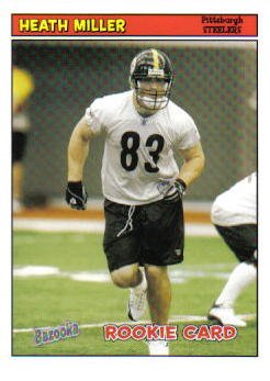 2005 Bazooka 183 Heath Miller Steelers (RC - Rookie - Football Cards)