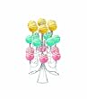 Lollipop & Treat Stand - Holds 18 Treats 6"X14"