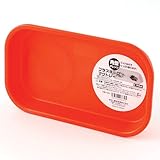 プラスチックトレー角型 オレンジ 140×240mm ES-10002RP【SK11】