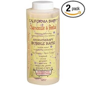 California Baby Bubble Bath - Chamomile & Herbs, 13 oz (Pack of 2)
