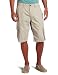 French Connection Men's Peach Pie Twill Cargo Short, Sisal, 34