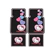 6PC Hello Kitty Front and Rear Floor Mats Mat Seat Covers Car Suv Truck NEW!