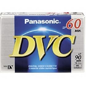 Panasonic AY-DVM60EJ 60 Minutes Mini DV Video Tape Cassette 50 Pack by 