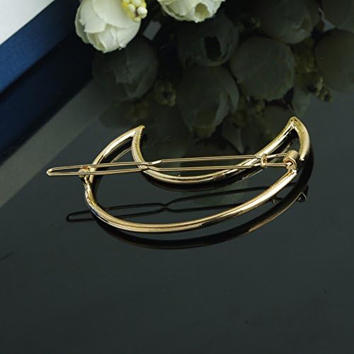PassionBox(TM) Simple Fashion Moon Hairpin Hairclip