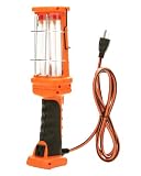 Designers Edge L1921 26-Watt Fluorescent Handheld Area Lighting, Trouble Light with Outlet