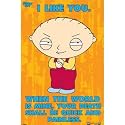 Family Guy - TV Show Poster (Stewie: I Like You...) (Size: 24" x 36")