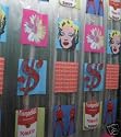 Andy Warhol Vinyl Shower Curtain - Icon and Vintage Pop-art Images