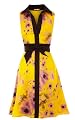 Yellow Floral Print Dress