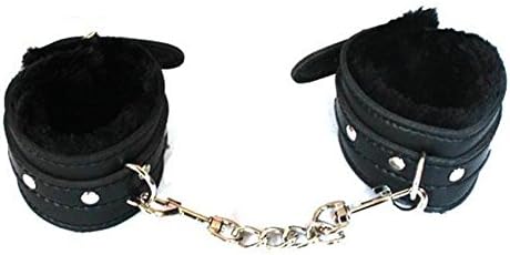 LoJe Slave Hand Ring Handcuff Restraint Chain , black