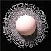Shatter Lacrosse Ball Decal